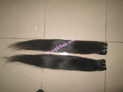 Single Drawn Machine Weft Hair Top Quality