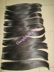 Normol Double Drawn Machine Weft Hair Extensin