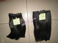 DOUBLE DRAWN STRAIGHT HAIR 80% SAME LENGTH MACHINE WEFT  1