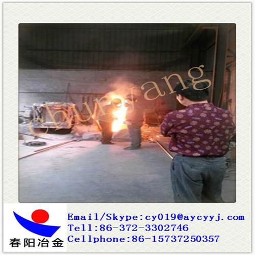Calcium silicon metal alloy  Si 60% for steel making 5