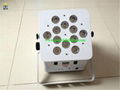 rechargeable battery par &dmx wireless led flat par can 