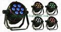 outdoor led par light with 7*15w rgbwa led waterproof par can  1