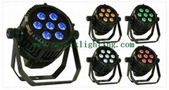 outdoor led par light with 7*15w rgbwa led waterproof par can 