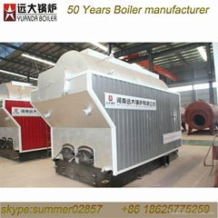DZH manual type steam boiler and water boiler 