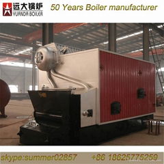 SZL double drum steam boiler and hot water boiler 