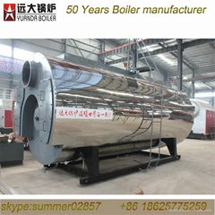 Diesel oil fired steam boiler and hot water boiler 