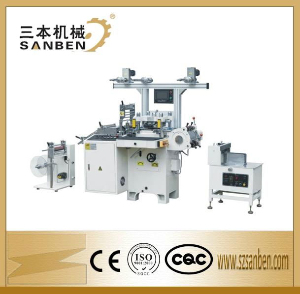 Flatbed automatic die cutting machine for labels and mobile screen protector 2