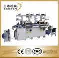 Label die cutting machine with hot stamping