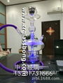 Colourful with LED light Arabia Glass Hookah Shisha 3