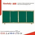 Howhaty sliding magnetic whiteboard green board for classroom