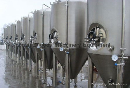 Beer Mash Tun Beer Brew Kettle 1000L Beer Brewing Machines for sale 3