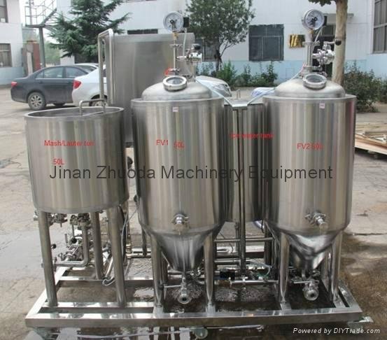 50l Jinan Zhuoda mini beer machine for sale 3