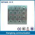 Matrix 4x4 numeric backlighting stainless steel keypad 3