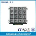 Matrix 4x4 numeric backlighting illuminated zinc alloy keypad 2