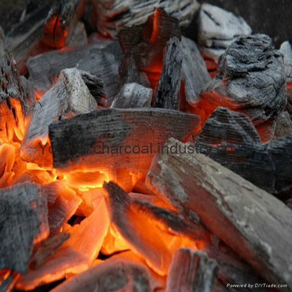 Nature Hardwood quadrilateral high temperature hardwood charcoal