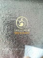 Embossed aluminum foil laminate pvc film