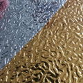 Embossed silver color PVC film for roof panels 2