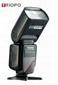 Camera flash light with universal mount