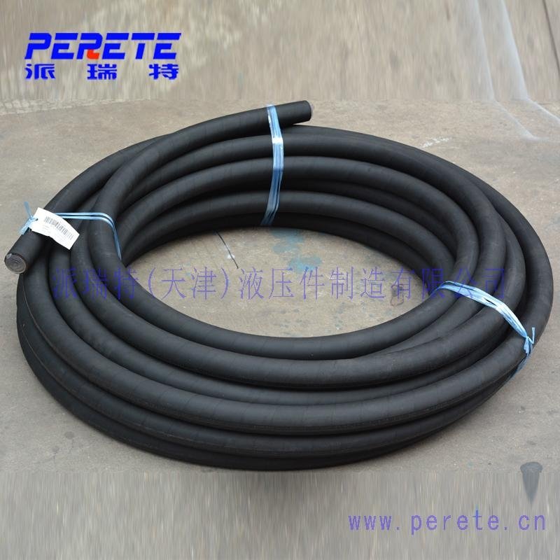 six steel wire spiral hydraulic rubber hose  4