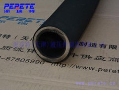 six steel wire spiral hydraulic rubber hose 