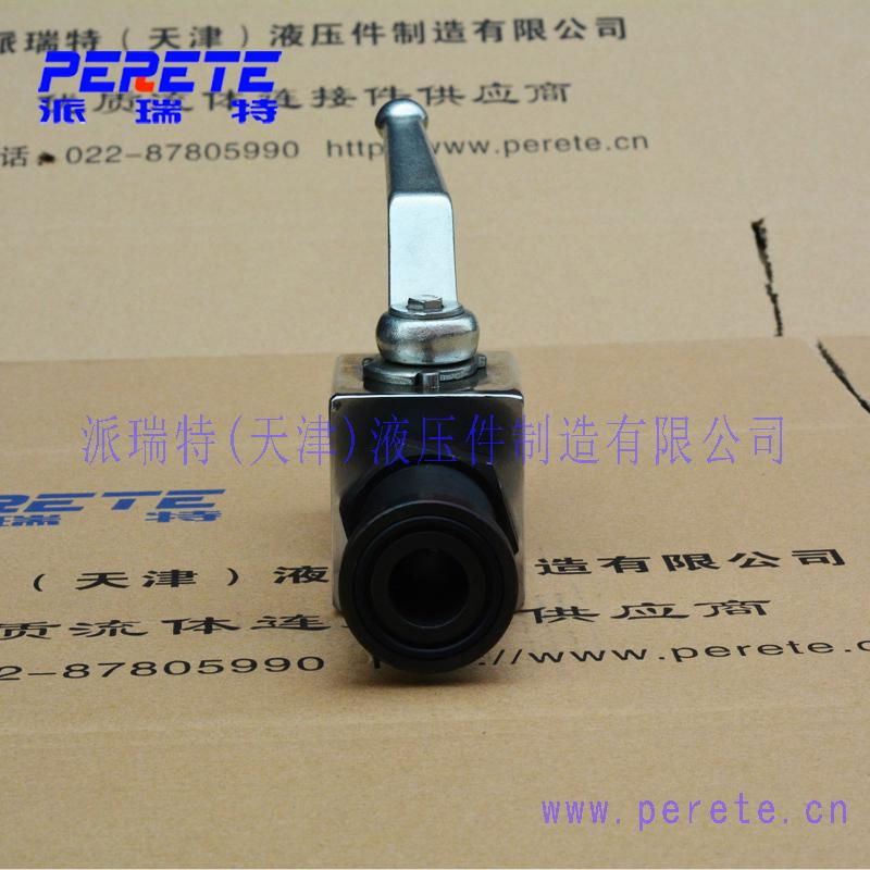 KHB-SAE-FS carbon steel hydraulic high pressure flange ball valve  2