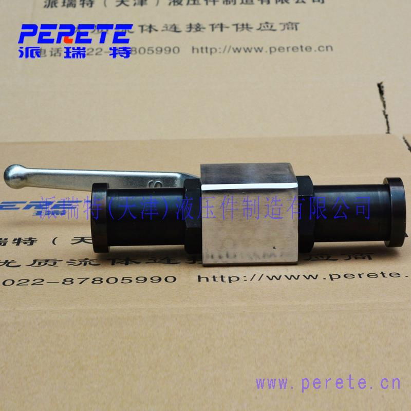 KHB-SAE-FS carbon steel hydraulic high pressure flange ball valve  4