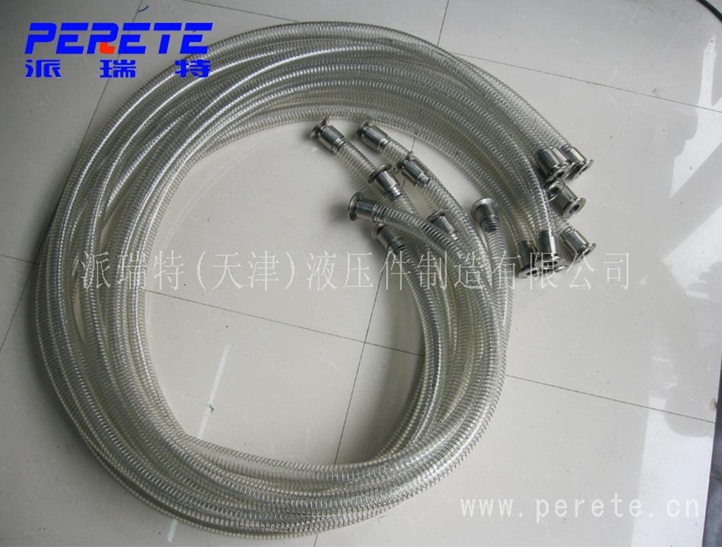 PVC Transparent Steel Wire Reinforced Hose 