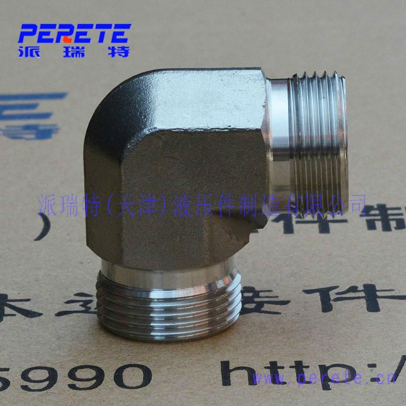 Factory supply hydraulic 90 degree elbow tube fitting 2
