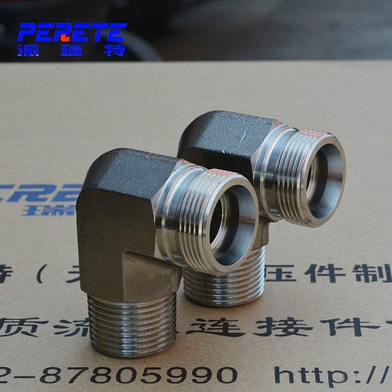 Factory supply hydraulic 90 degree elbow tube fitting 5