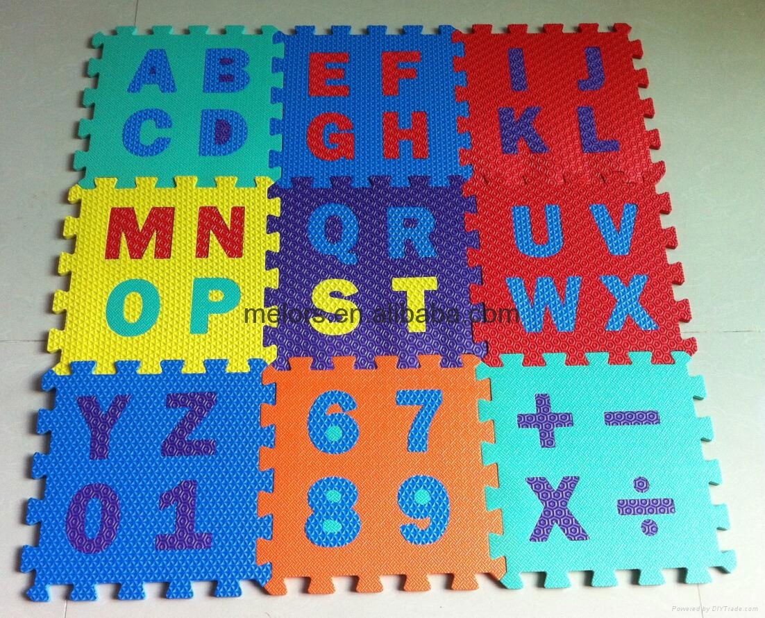 Melors Top quality non toxic creative eva puzzle mat 4