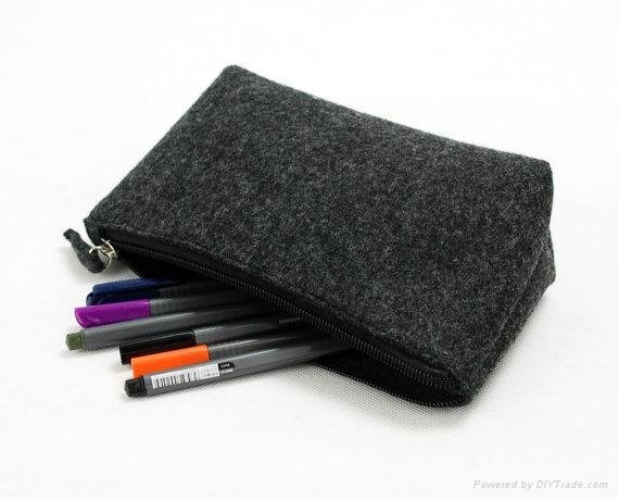 Felt Cosmetic Bags Storage Pouch Cosmetic Case Promotion Bags 3