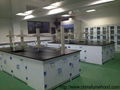 pp lab furniture with pp sink and acid cabinet
