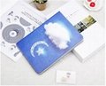 Fashion high quality pu leather flp case for Ipad smart cover Color printing 4