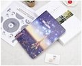 Fashion high quality pu leather flp case for Ipad smart cover Color printing 5