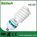 105w half spiral energy saving lamp