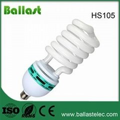 105w half spiral energy saving lamp