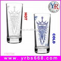 OEM color changing glass cups 1