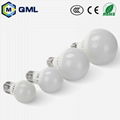 3w 5w 7w 9w 12w led bulb pc+acrylic with