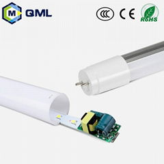 led T8 tube 0.6/0.9/1.2m aluminum+pc material 