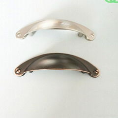 Antique brass& contemporary shell design zinc alloy drawer pulls shell design