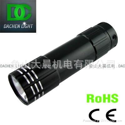 China ningbo flashlight factory wholesale 3AAA high power 0.5W mini torch 