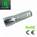 China ningbo flashlight factory wholesale 3AAA high power 1W/3W mini torch 