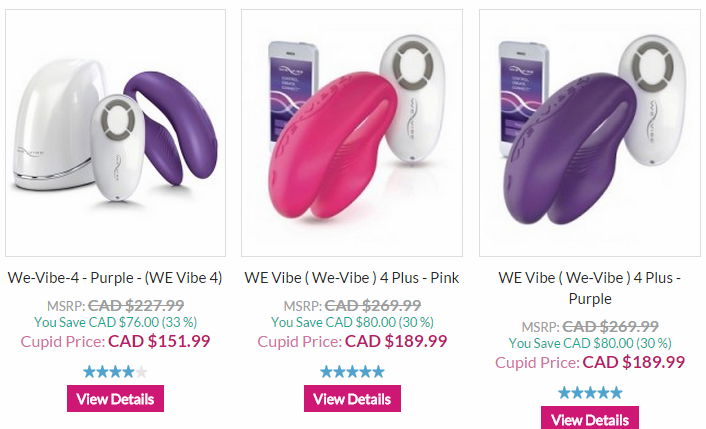 We Vibe Sex Toys