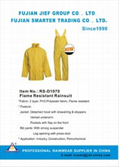 Flame Resistant Rainsuit