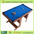  games 6ft folding leg pool table for home use 3