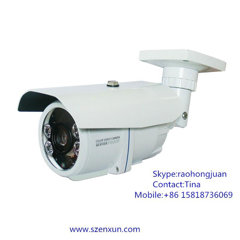 Focus zoom outdoor bullet High resolution IP Camera 