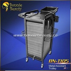 T105 Professional personal assistant metal hair salon trolley