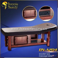 Solid wooden spa adjustable height