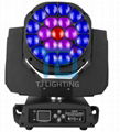 19*15W OSRAM 4IN1 BEE EYE ZOOM LED MOVING HEAD