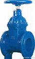 ductile iron /cast iron metal seated gate valve 2